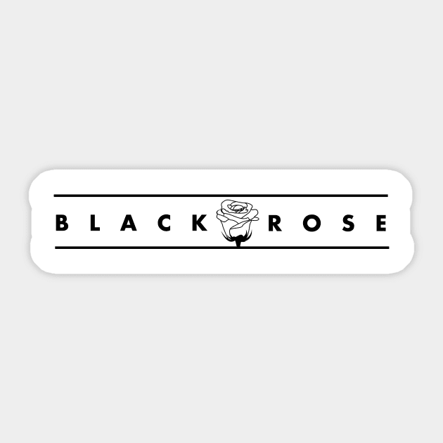 Black Rose Sticker by sitorus